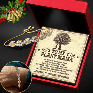Dainty Leaf Bracelet - Garden - To My Plant Mama - How You Raised Me To Be - Ukgbbg19001