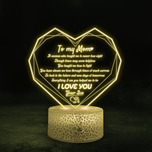 Heart Led Light - Family - From Son - To Mom - Everything I Am You Helped Me To Be - Ukglca19001 - Love My Soulmate