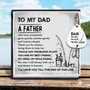 Engraved Fishing Hook - Fishing - From Son - To My Dad - You Are My Best Friend - Ukgfa18015