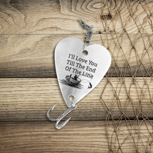 Heart Fishing Lure - Fishing - To My Girlfriend - Love You At First Bait - Ukgfc13006