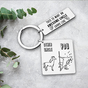Calendar Keychain - Family - To My Uncle - Awesome Uncle Looks Like - Ukgkr29009