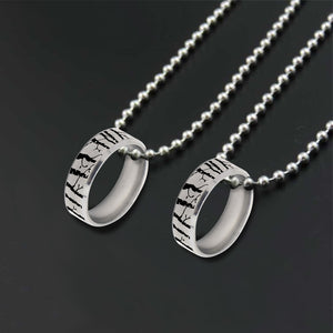 Forest Ring Couple Necklaces - Travel - To My Soulmate - I'd Choose You In Any Version Of Reality - Ukgndx13004