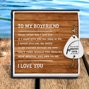 Engraved Fishing Hook - Fishing - To My Boyfriend - How Special You Are To Me - Ukgfa12002