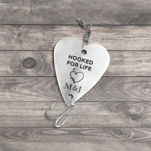 Personalised Heart Fishing Lure - To My Man - I Love You The Most - Ukgfc26002