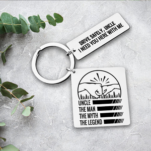 Calendar Keychain - Family - To My Uncle - Drive Safely, Uncle - Ukgkr29008