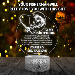 3D Led Light - Fishing - To My Fisherman - I Love You  - Ukglca26023