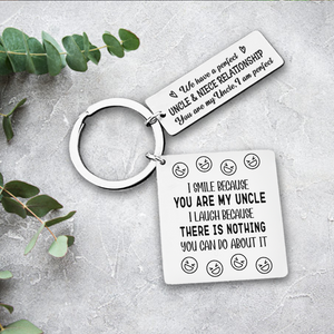 Calendar Keychain - Family - To My Uncle - From Niece - I Smile Because You Are My Uncle - Ukgkr29006
