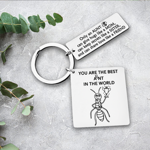 Calendar Keychain - Family - To My Aunt - You Are The Best Aunt In The World - Ukgkr30006