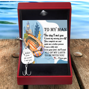 Engraved Fishing Hook - To My Man - I Love You - Ukgfa26007