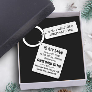 Calendar Keychain - Family - To My Man - Loved You Then, Love You Still - Ukgkr26025