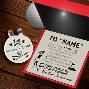 Personalised Golf Marker - Golf - To My Par-fect Husband - You Are The Best Decision I Ever Made - Ukgata14002