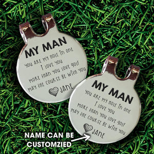 Personalised Golf Marker - Golf - To My Man - I Love You More Than You Love Golf - Ukgata26008