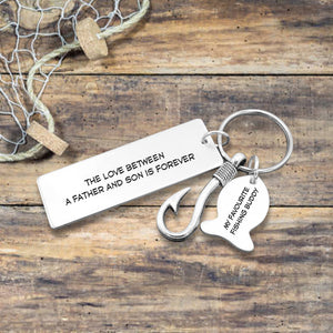 Fishing Hook Keychain - To My Son - From Dad - You Are The Reel Deal Of My Life - Ukgku16003