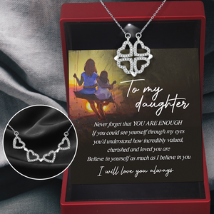 Lucky Necklace - Family - To My Daughter - Believe In Yourself As Much As I Believe In You - Ukgnng17002