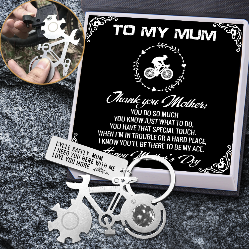 Bike Multitool Repair Keychain - Cycling - To My Mum - Happy Mother's Day - Ukgkzn19001
