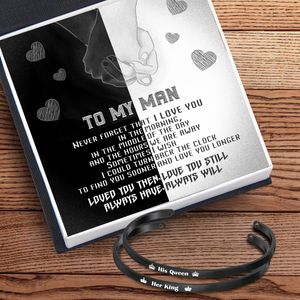 Couple Bracelets - Family - To My Man - Never Forget That I Love You - Ukgbt26009