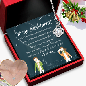 Love Knot Necklace - Family - To My Sweetheart - Never Give Up On Us - Ukgnen13005