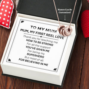 Personalised Together Necklace - Fishing - To My Mum - My First Reel Love - Ukgnzz19016