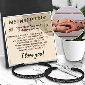 Couple Bracelets - Tattoo - To My Inked Lady - How Special You Are To Me - Ukgbt13012