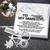 Bike Multitool Repair Keychain - Cycling - To My Man - Love You Till The End Of The Road - Ukgkzn26004