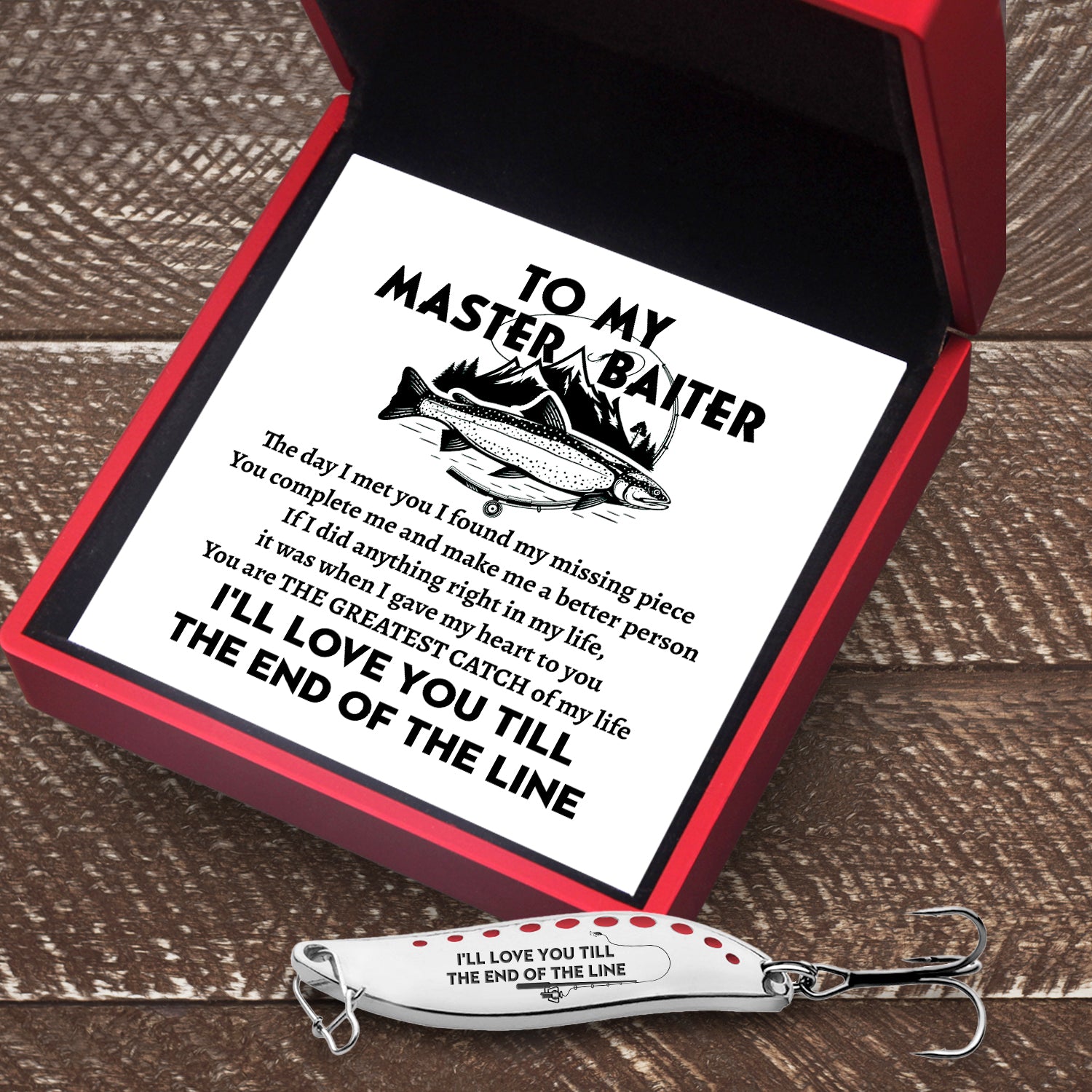 Fishing Spoon Lure - Fishing - To My Master Baiter - You Are The