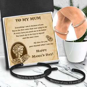 Mum & Daughter Bracelets - Skull - To My Mum - My Love For You Goes Beyond What I Can Say - Ukgbt19007