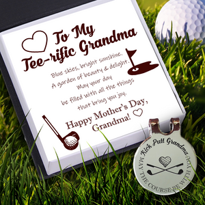 Golf Marker - Golf - To My Tee-rific Grandma - May Your Day Be Filled With All The Things That Bring You Joy - Ukgata21003