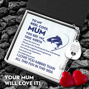 Engraved Fishing Hook - Fishing - To My Mum - You Are My True North - Ukgfa19004