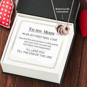 Personalised Together Necklace - Fishing - To My Mum - I'll Love You Till The End Of The Line - Ukgnzz19006