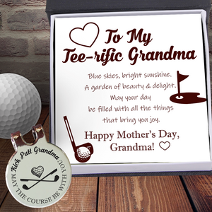 Golf Marker - Golf - To My Tee-rific Grandma - May Your Day Be Filled With All The Things That Bring You Joy - Ukgata21003