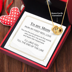 Personalised Together Necklace - Fishing - To My Mum - I'll Love You Till The End Of The Line - Ukgnzz19006