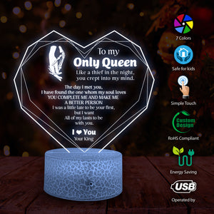 3D Led Light - Skull - To My Queen - I Love You - Ukglca13023