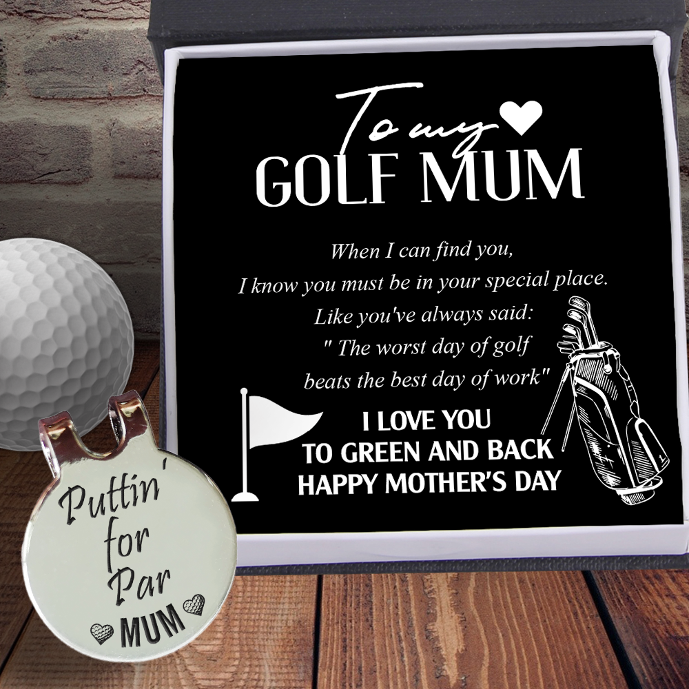 Golf Marker - Golf - To My Golf Mum - I Love You To Green And Back - Ukgata19003