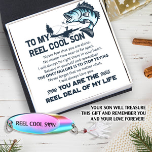 Sequin Fishing Bait - Fishing - To My Son - You Are The Reel Deal Of My Life - Ukgfab16002