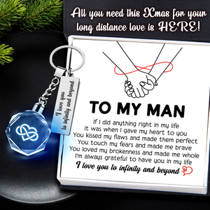 Led Light Keychain - Family - To My Man - You Made Me Whole - Ukgkwl26004
