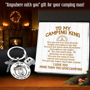 Camping Keychain - Camping - To My Camping King - You Are My Heart That Beat Inside - Ukgnqa26002