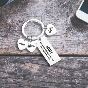 Personalised Keychain - Skull - To My Weird Mum - You Are The World - Ukgkc19007