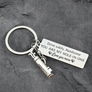 Golf Charm Keychain - Golf - To My Par-fect Husband - How Much You Mean To Me - Ukgkzp14002