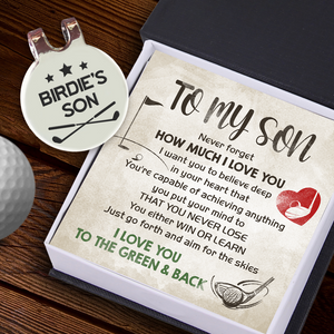 Golf Marker - Golf - To My Son - Just Go Forth And Aim For The Skies - Ukgata16001