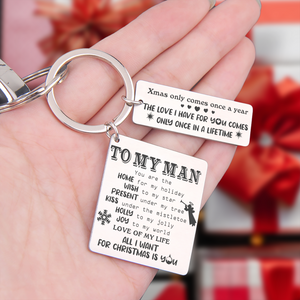Calendar Keychain - Family - To My Man - Love Of My Life - Ukgkr26030