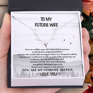 Antler Necklace - To My Future Wife - You Are My Ultimate Trophy - Ukgnt25003