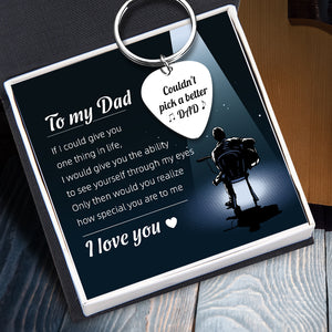 Guitar Pick Keychain - Guitar - To My Dad - How Special You Are To Me - Ukgkam18001