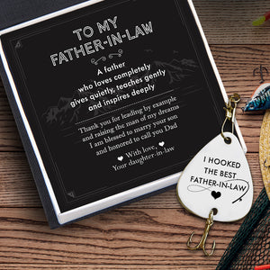 Engraved Fishing Hook - To My Father-In-Law - Thank You For Raising The Man Of My Dreams - Ukgfa18006