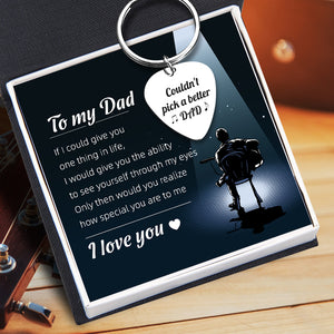 Guitar Pick Keychain - Guitar - To My Dad - How Special You Are To Me - Ukgkam18001