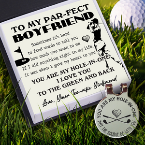 Golf Marker - Golf - To My Par-fect Boyfriend - I Love You To The Green And Back - Ukgata12005