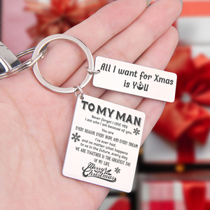 Calendar Keychain - Family - To My Man - We Are Together Is The Greatest Day Of My Life - Ukgkr26034