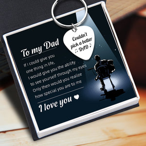 Guitar Pick Keychain - Guitar - To My Dad - How Special You Are To Me - Ukgkam18001