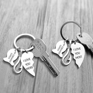 Fishing Heart Puzzle Keychains - Fishing - To My Man - I'll Love You Till The End Of The Life - Ukgkbn26002