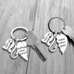 Fishing Heart Puzzle Keychains - Fishing - To My Future Wife - I'll Love You Till The End Of the Line - Ukgkbn25001