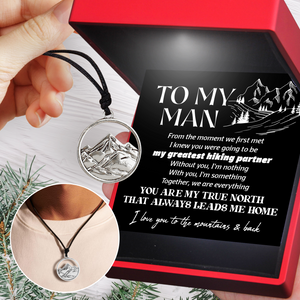 Man Mountain Necklace - Hiking - To My Man - Together, We Are Everything - Ukgnnl26003